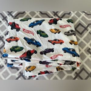 Pottery Barn Hot Wheels Twin FLAT SHEET ONLY